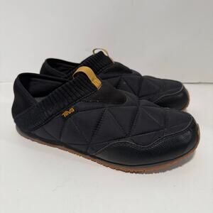 Teva Men's Ember Slipper Moc Moccasin Slip On Shoe Black 9 Mule Clog